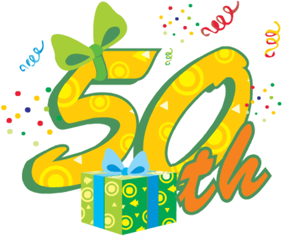 birthday clipart free 50th