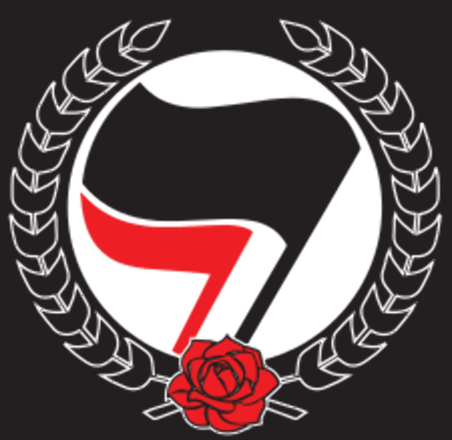 antifa logo torch