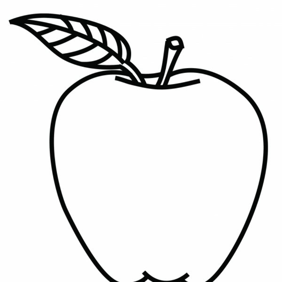 Download High Quality apple clipart black and white logo