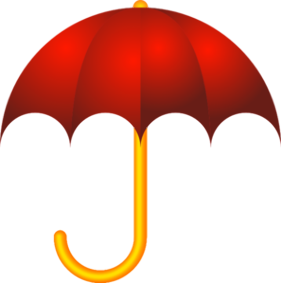 umbrella clipart red
