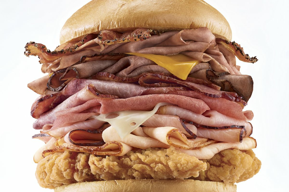 arbys logo sandwich