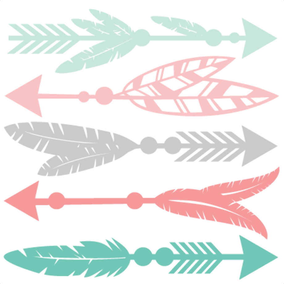 arrow clipart feather