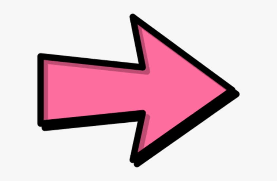 arrow transparent pink