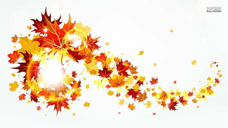 fall leaves clipart banner