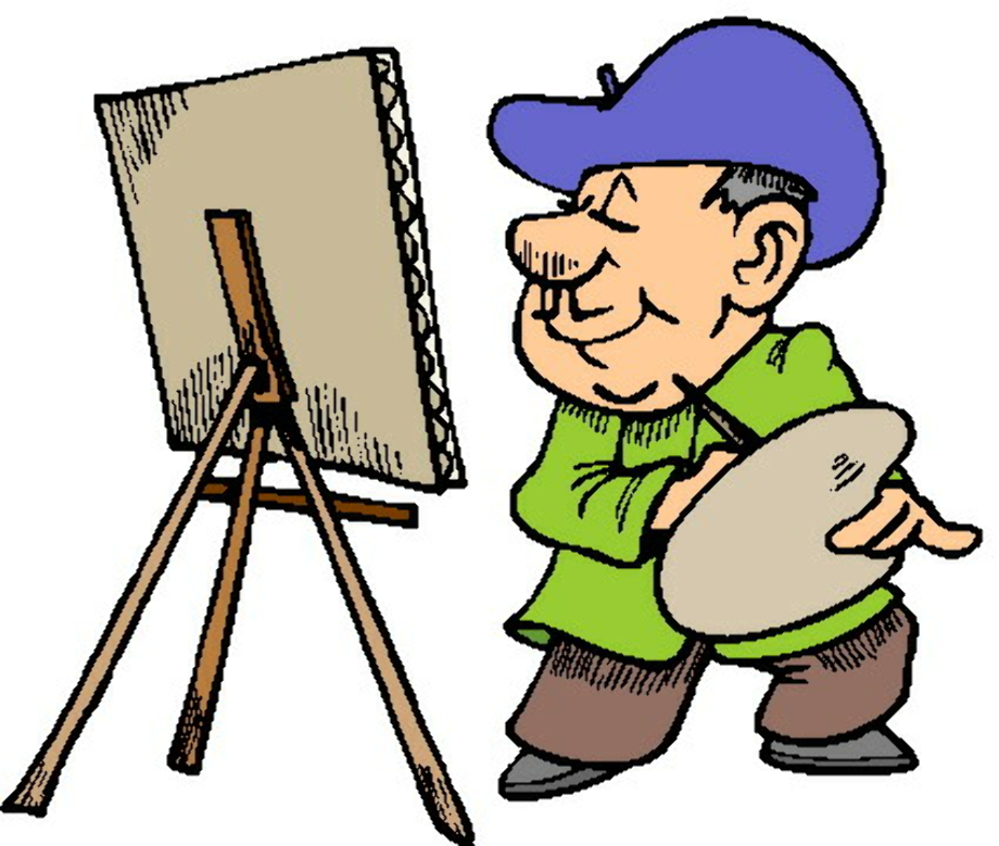 artist clipart painting