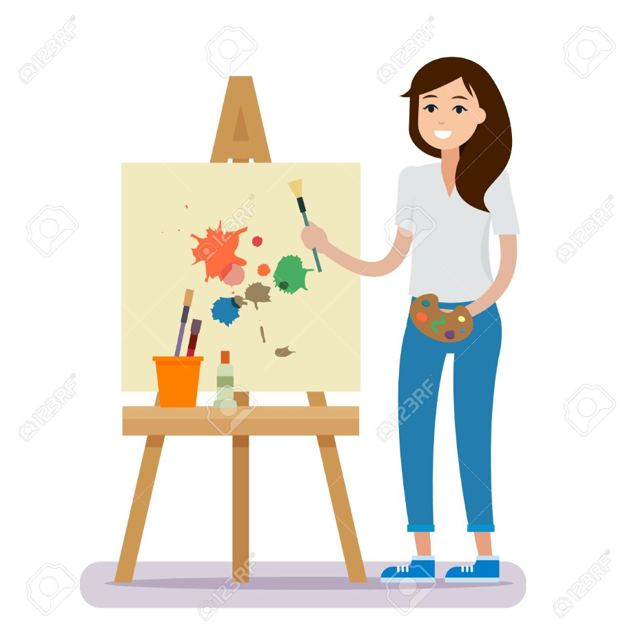 art clipart woman