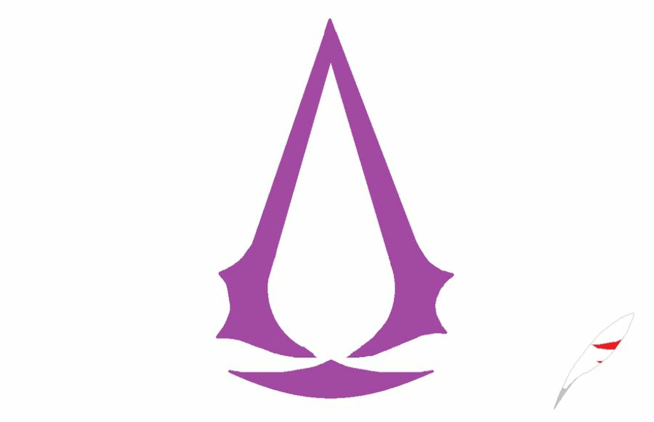 assassins creed logo purple