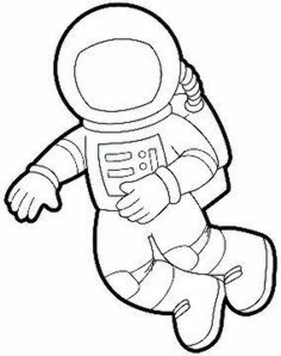 astronaut clipart template