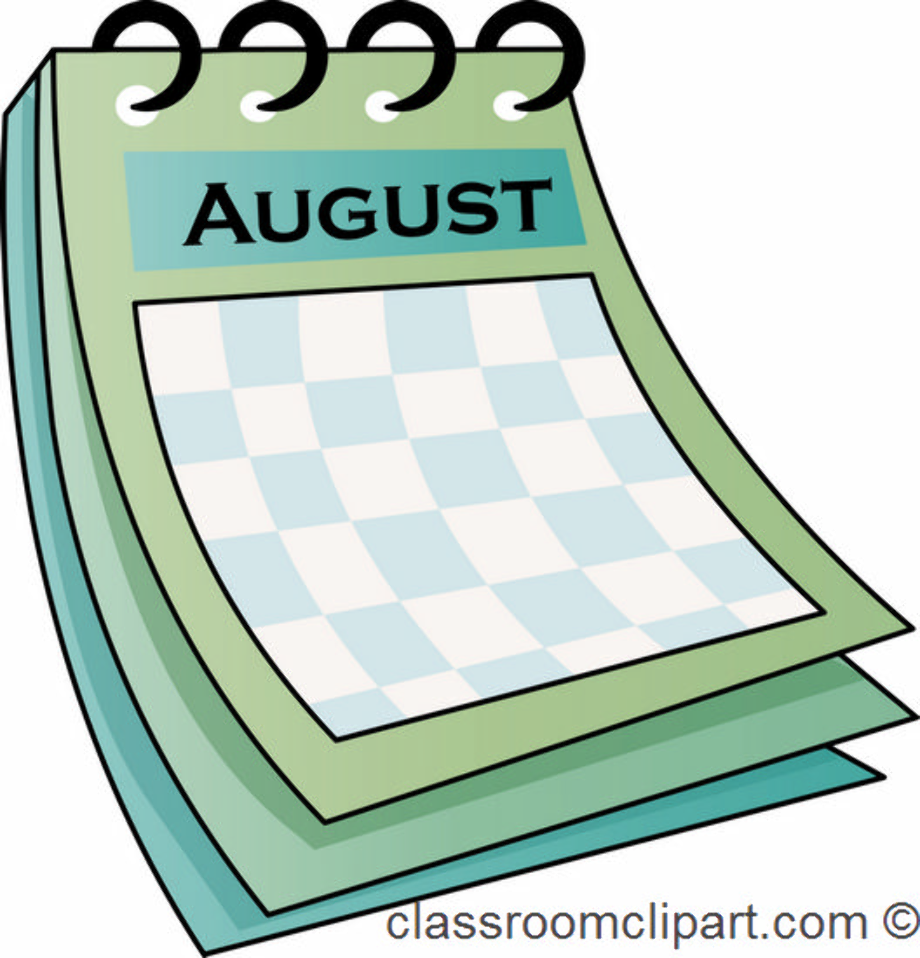 Download High Quality august clipart calendar Transparent PNG Images