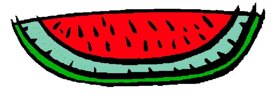 august clip art watermelon