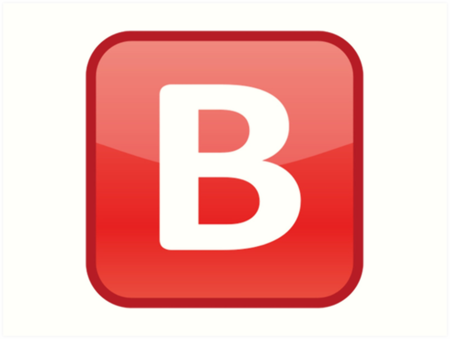 B Emoji. Буква а красная на белом фоне. A/B. Буква b. B meme