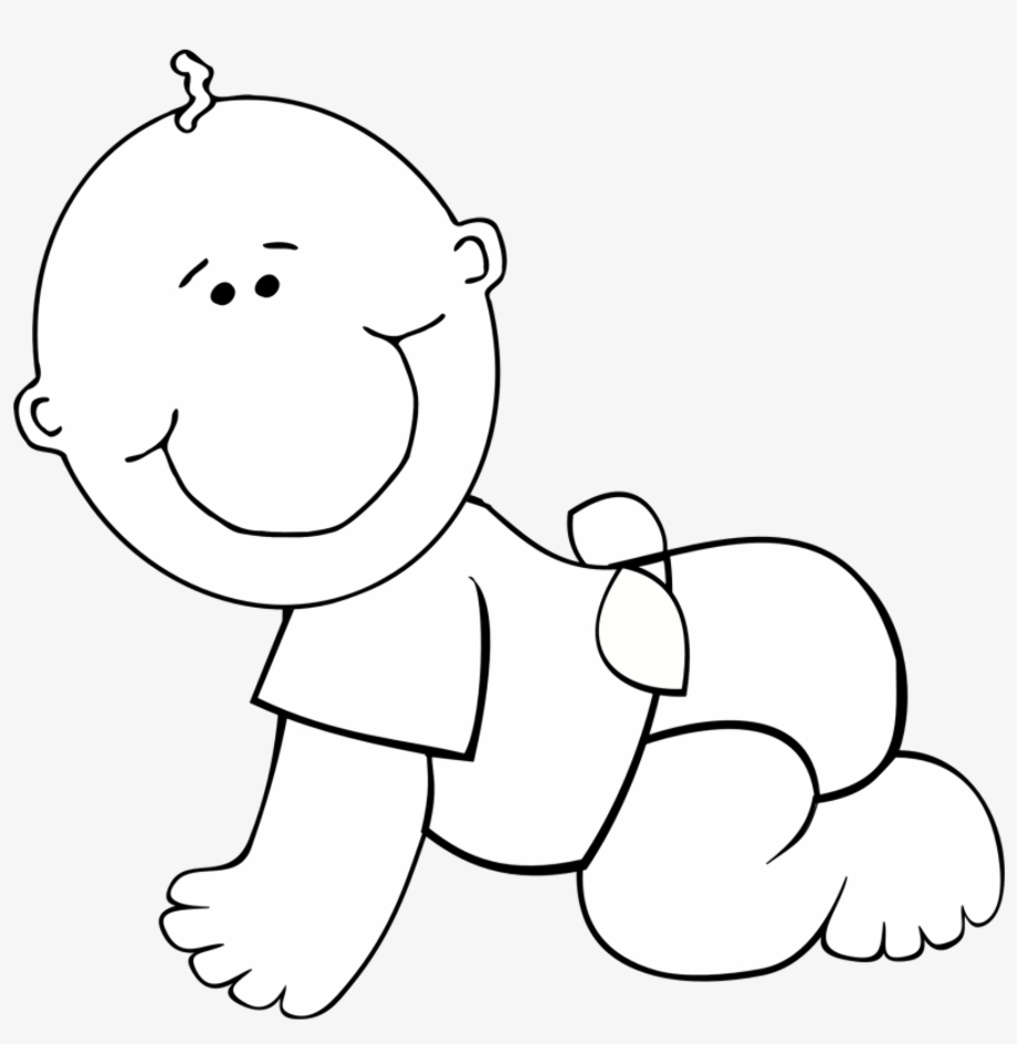 baby clipart white