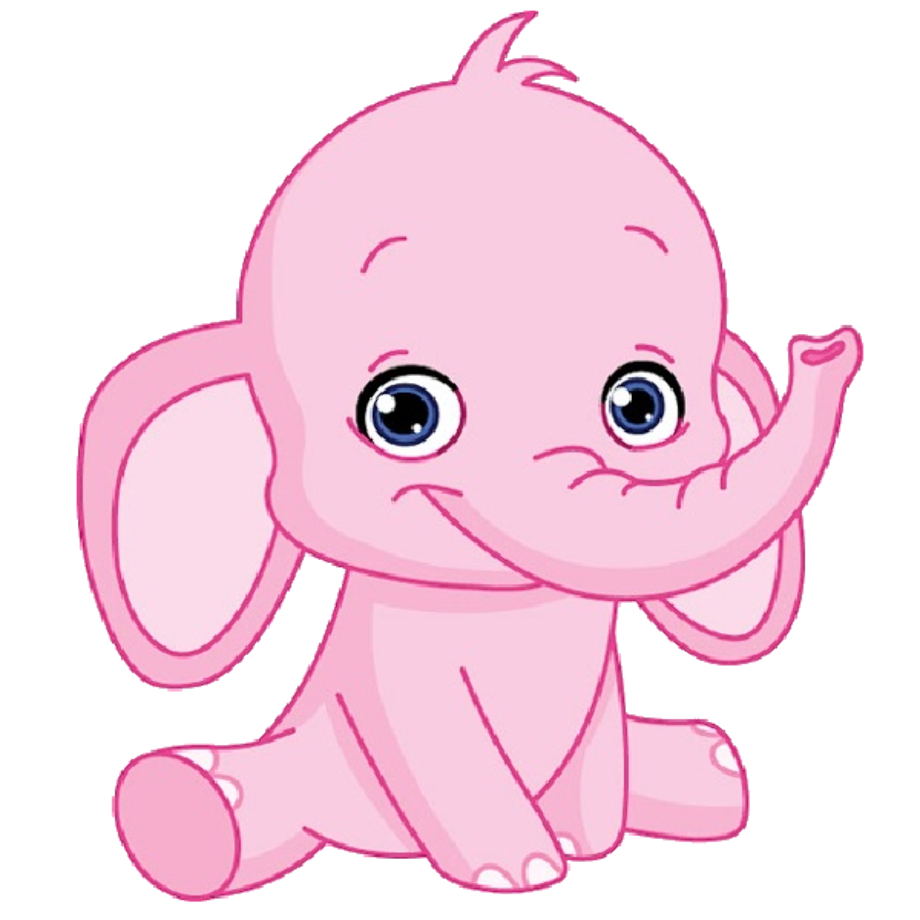 Download High Quality baby elephant clipart pink Transparent PNG Images