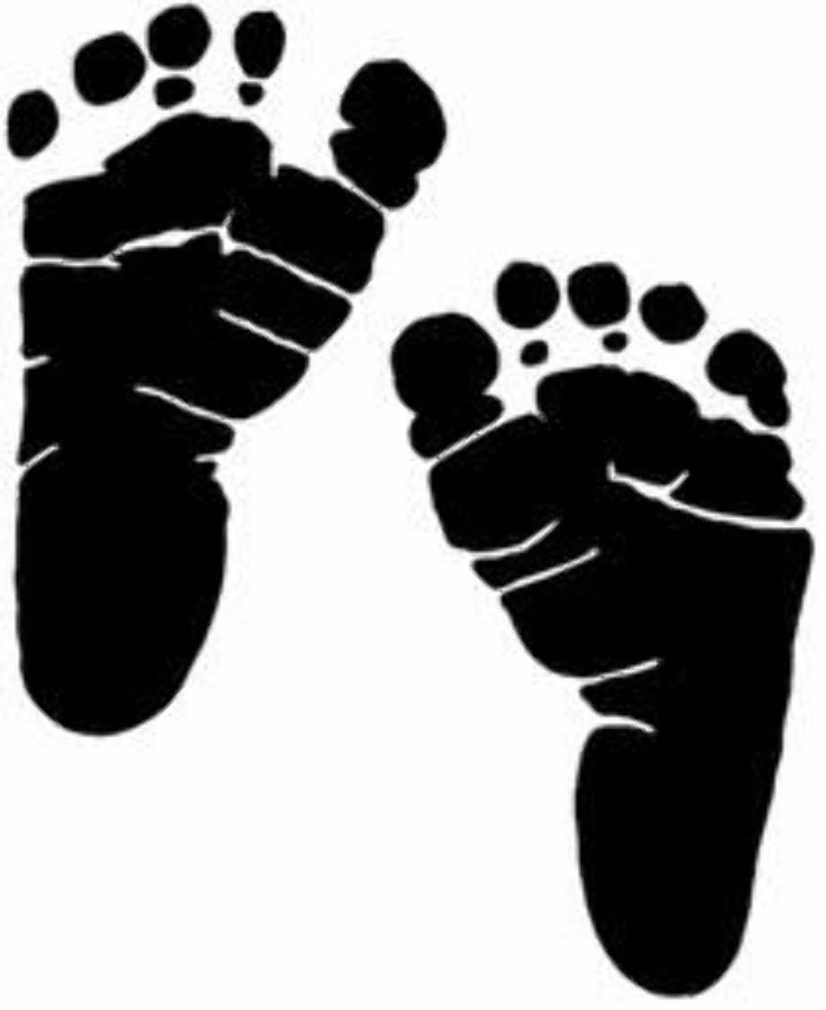 Download High Quality Baby Feet Clipart Black Transparent Png Images