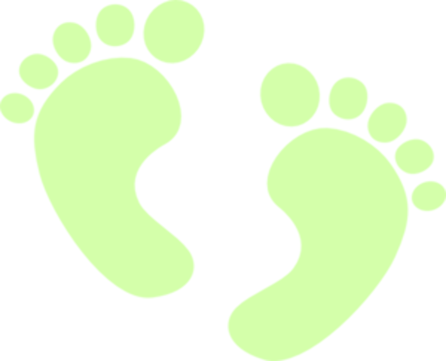 Download High Quality Baby Feet Clipart Green Transparent Png Images