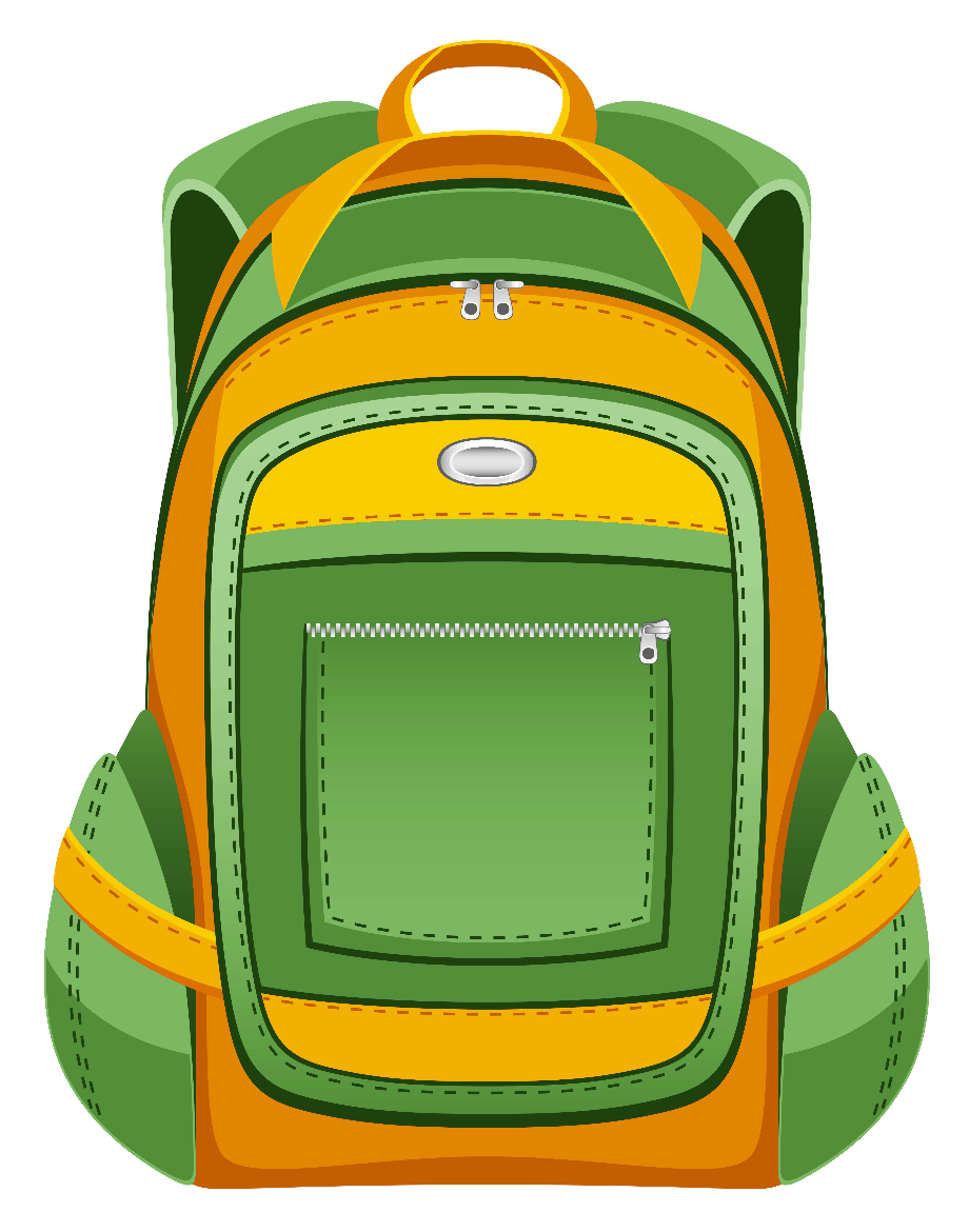 backpack clipart vector