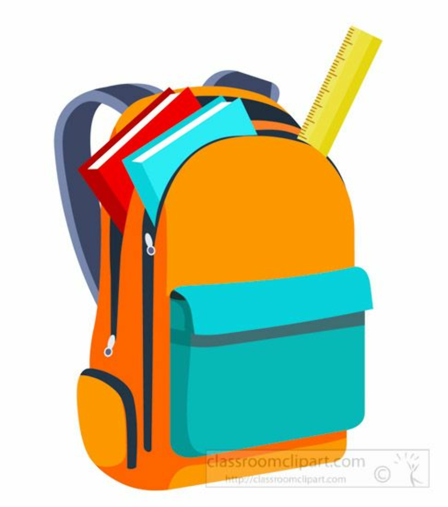 backpack clipart open