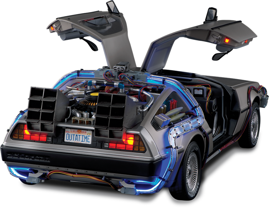 Download High Quality back to the future logo delorean Transparent PNG