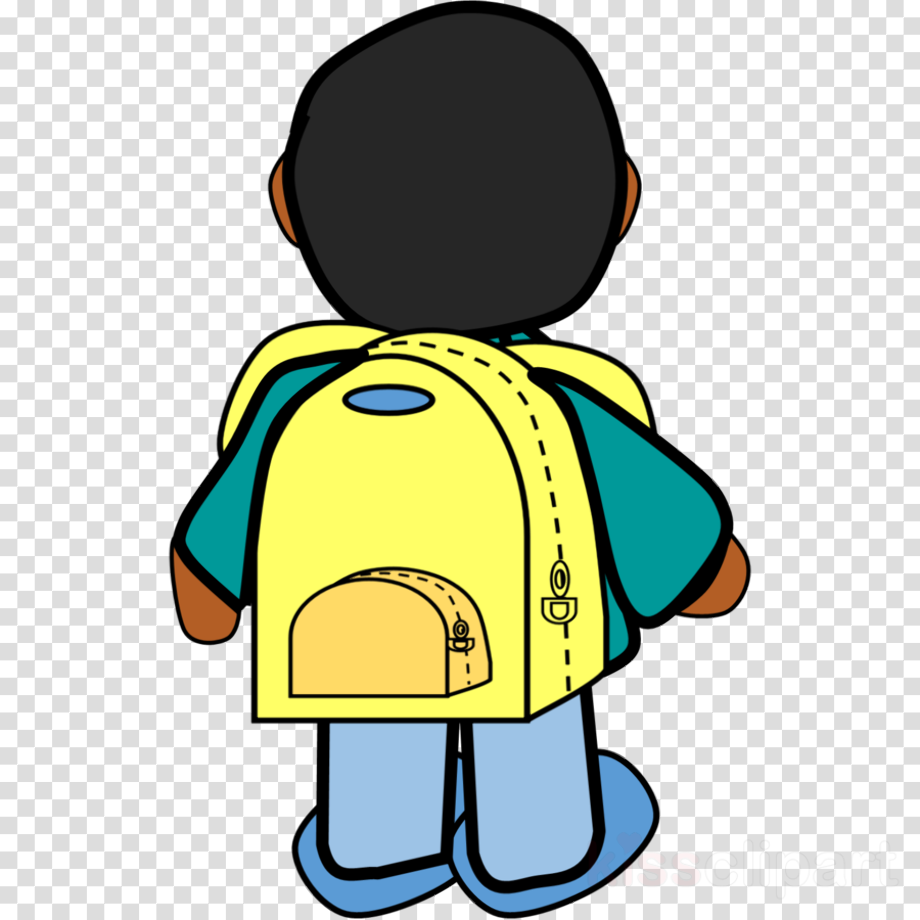 backpack clipart boy