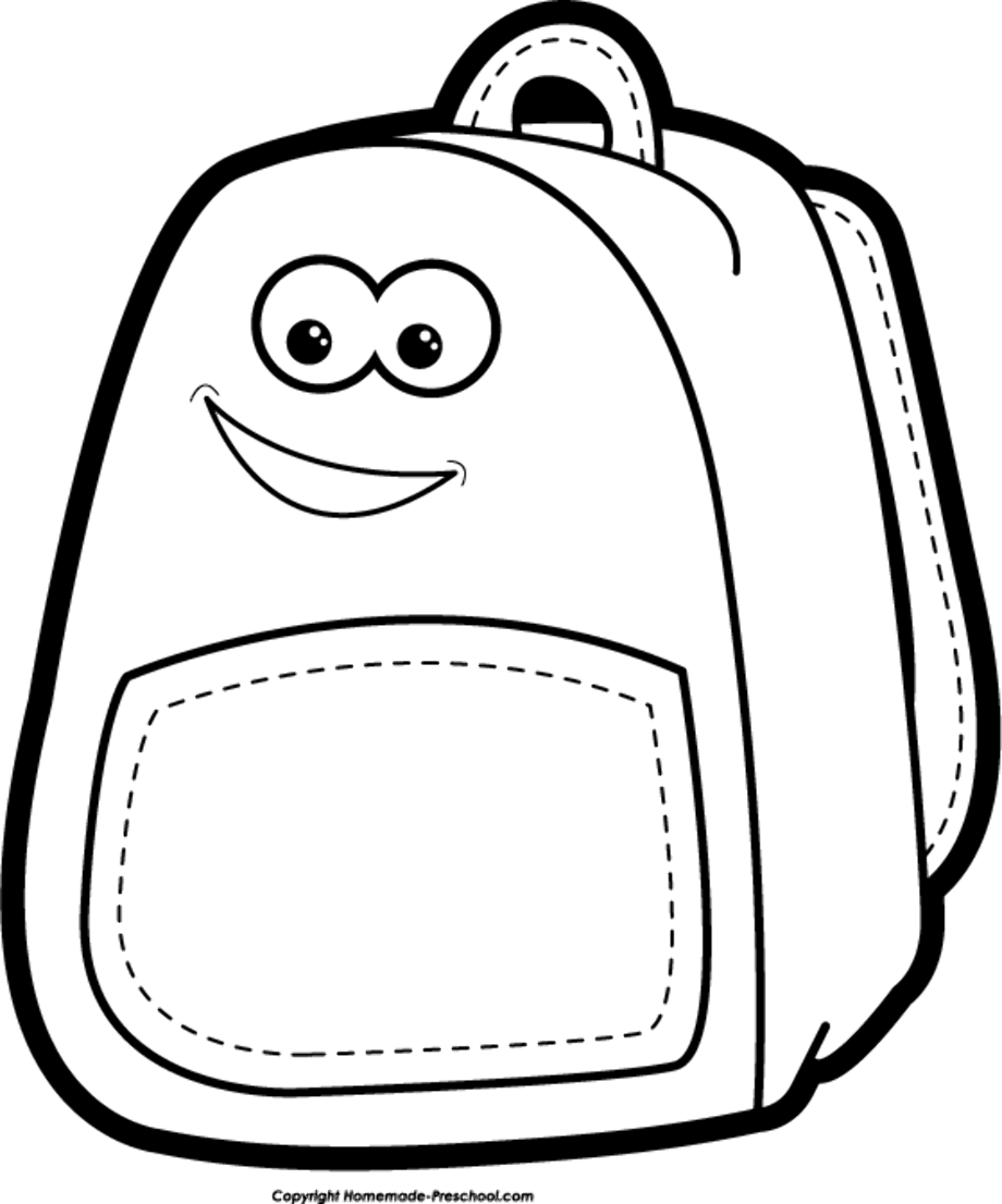 Download High Quality backpack clipart white Transparent PNG Images ...