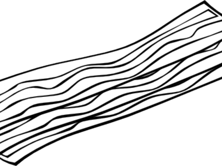 bacon clipart outline