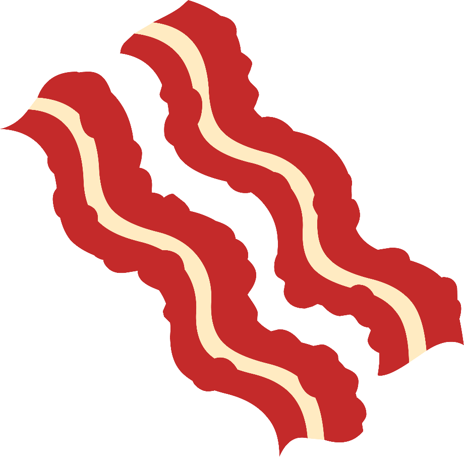 bacon clipart vector