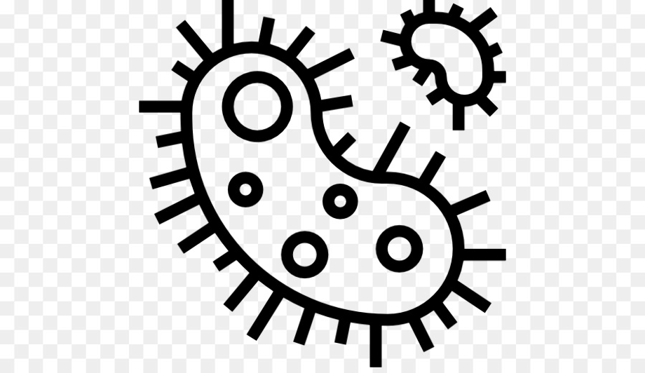 bacteria clipart outline