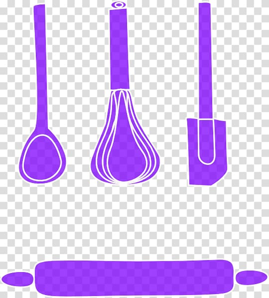 baking clipart purple