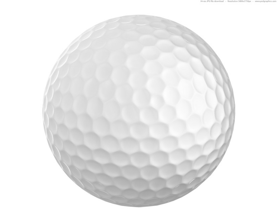golf ball clipart white