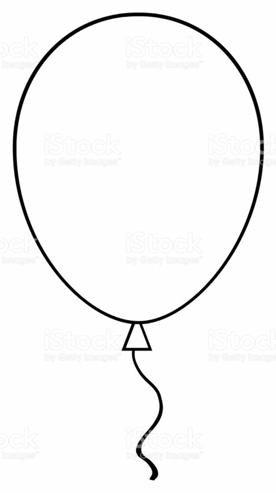 balloon clipart black and white