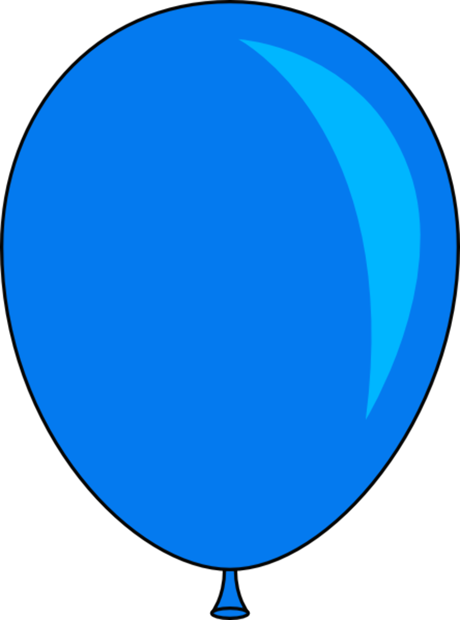 balloon clipart blue