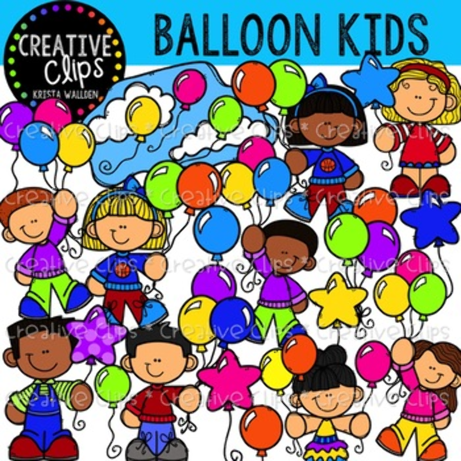 balloons clipart kids