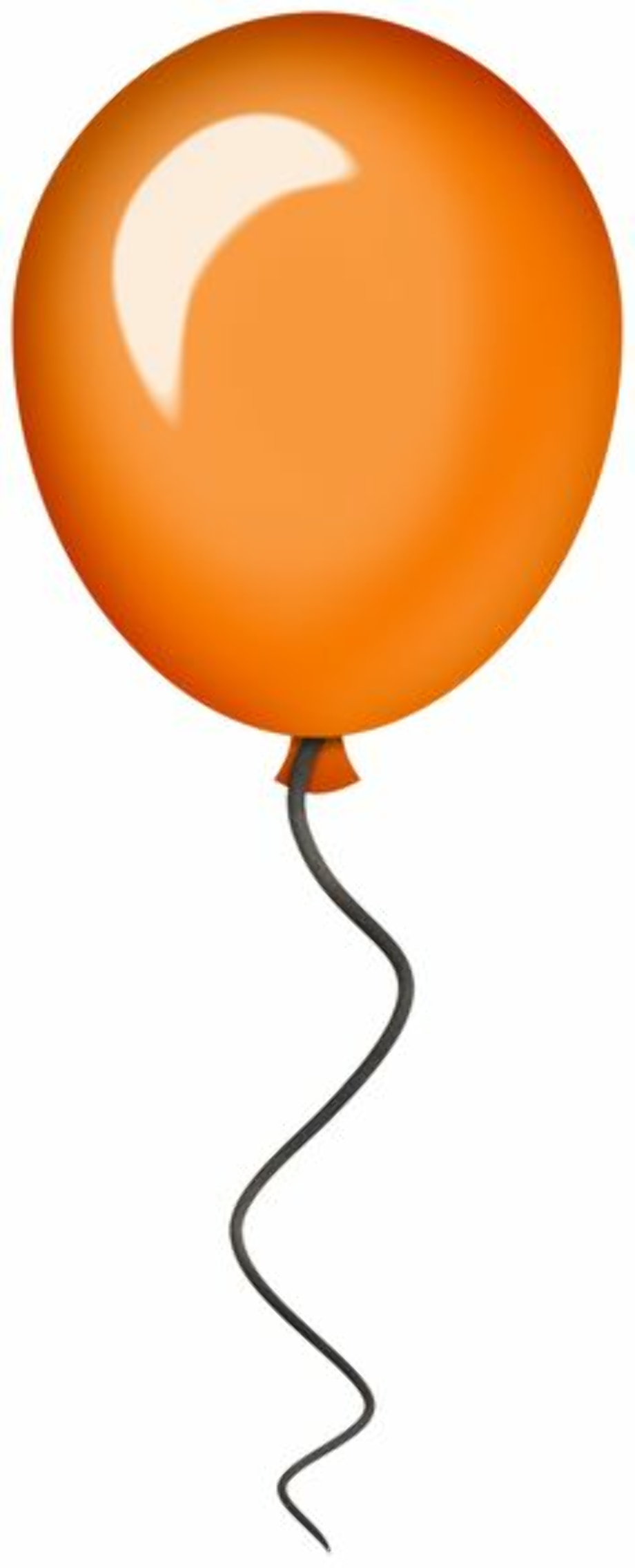 Download High Quality balloon clipart orange Transparent PNG Images