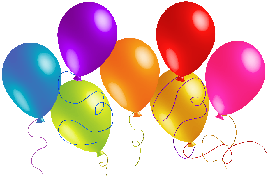 balloons clipart colorful
