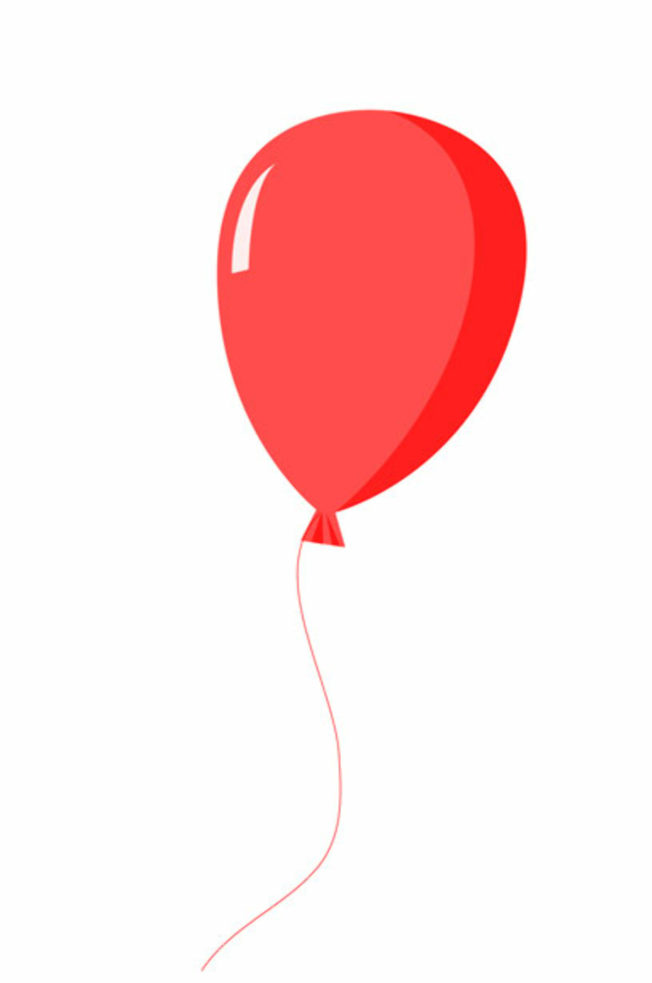 balloon clipart red