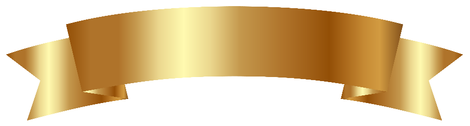 banner clipart gold