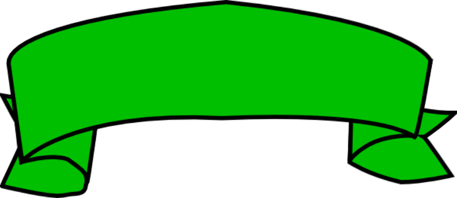 banner clipart green