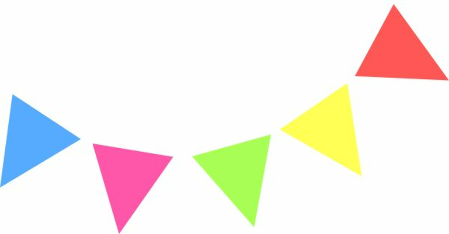 banner clipart triangle