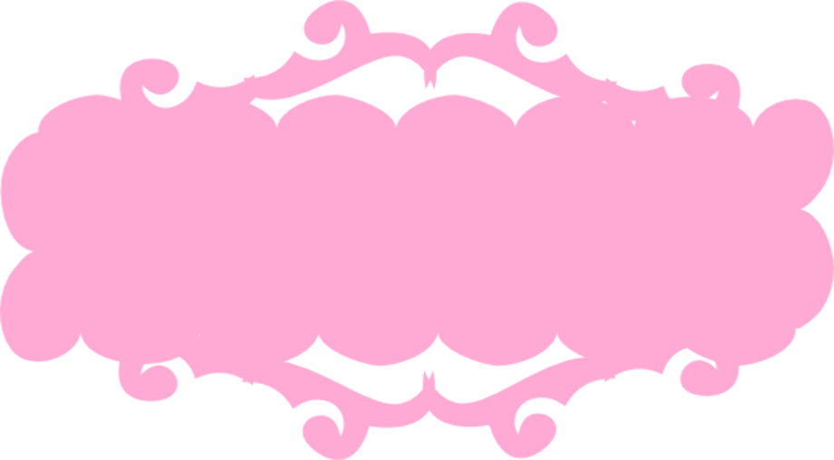 banner clipart pink