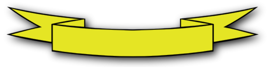 banner clipart yellow