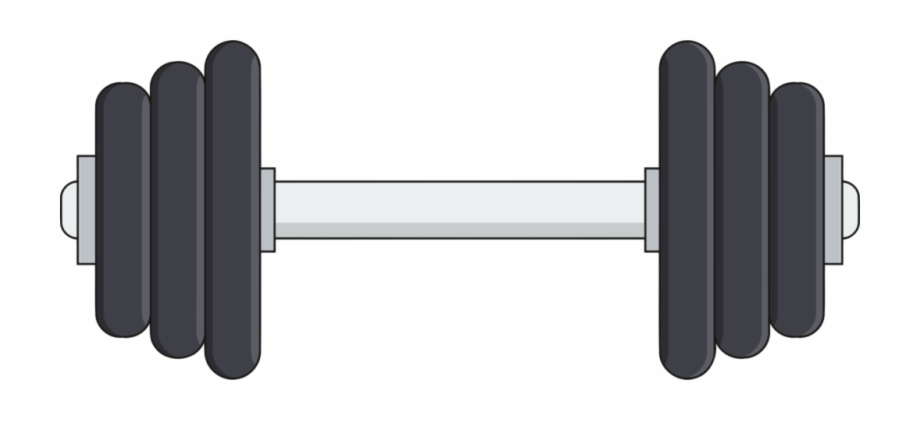 barbell clipart small