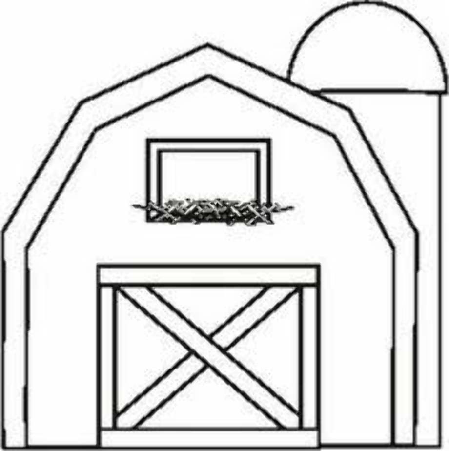 Download High Quality Barn Clipart Coloring Transparent Png Images