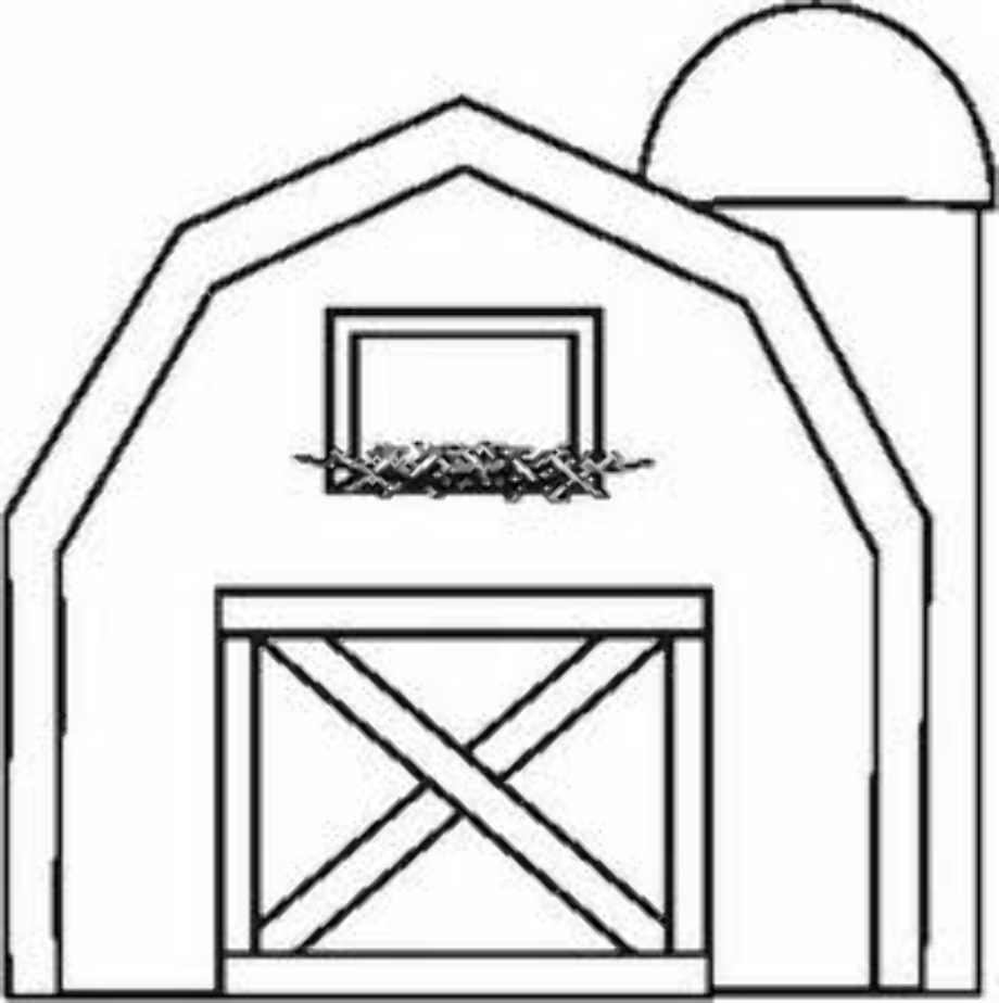 Download High Quality Barn Clipart Coloring Transparent PNG Images