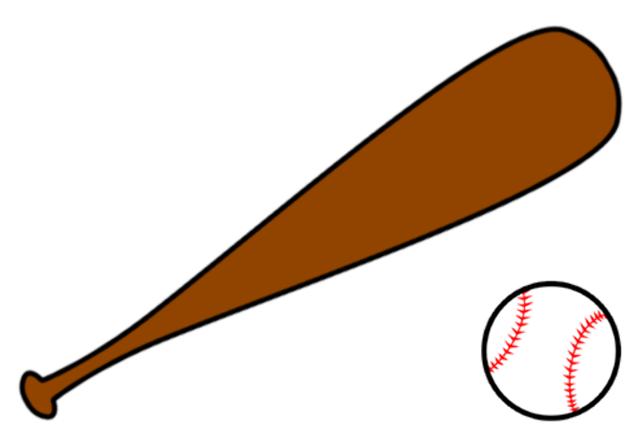 Download High Quality Baseball Bat Clipart Cartoon Transparent Png