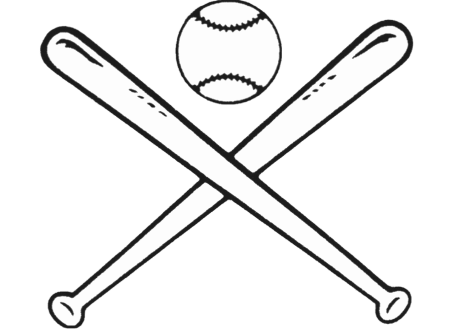 Download High Quality Baseball Bat Clipart Crossed Transparent Png
