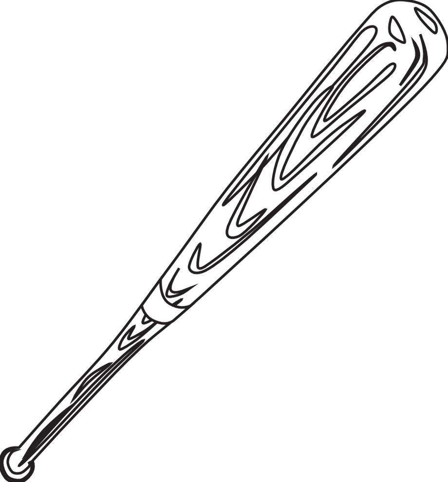 Download High Quality Baseball Bat Clipart Cut Out Transparent PNG