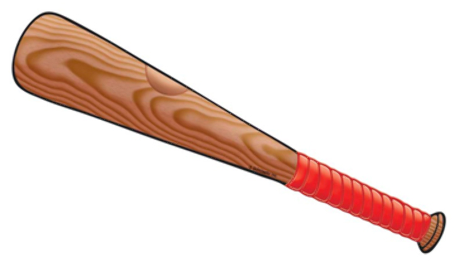 Download High Quality baseball bat clipart printable Transparent PNG