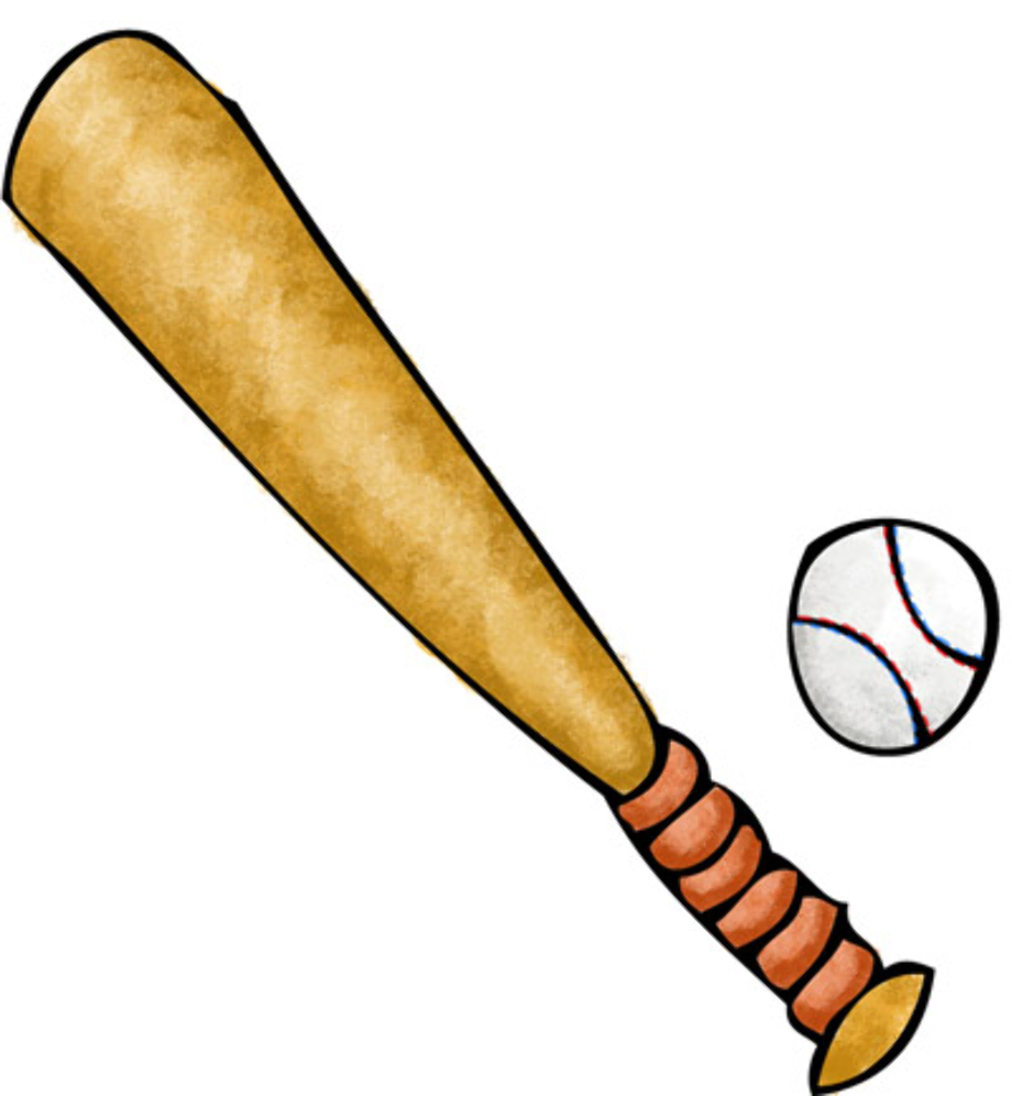 Download High Quality baseball bat clipart template Transparent PNG