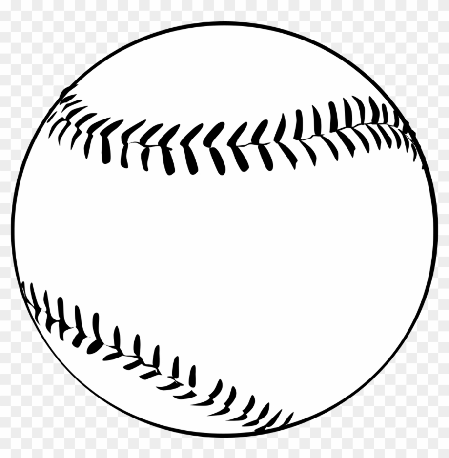 baseball clipart black and white