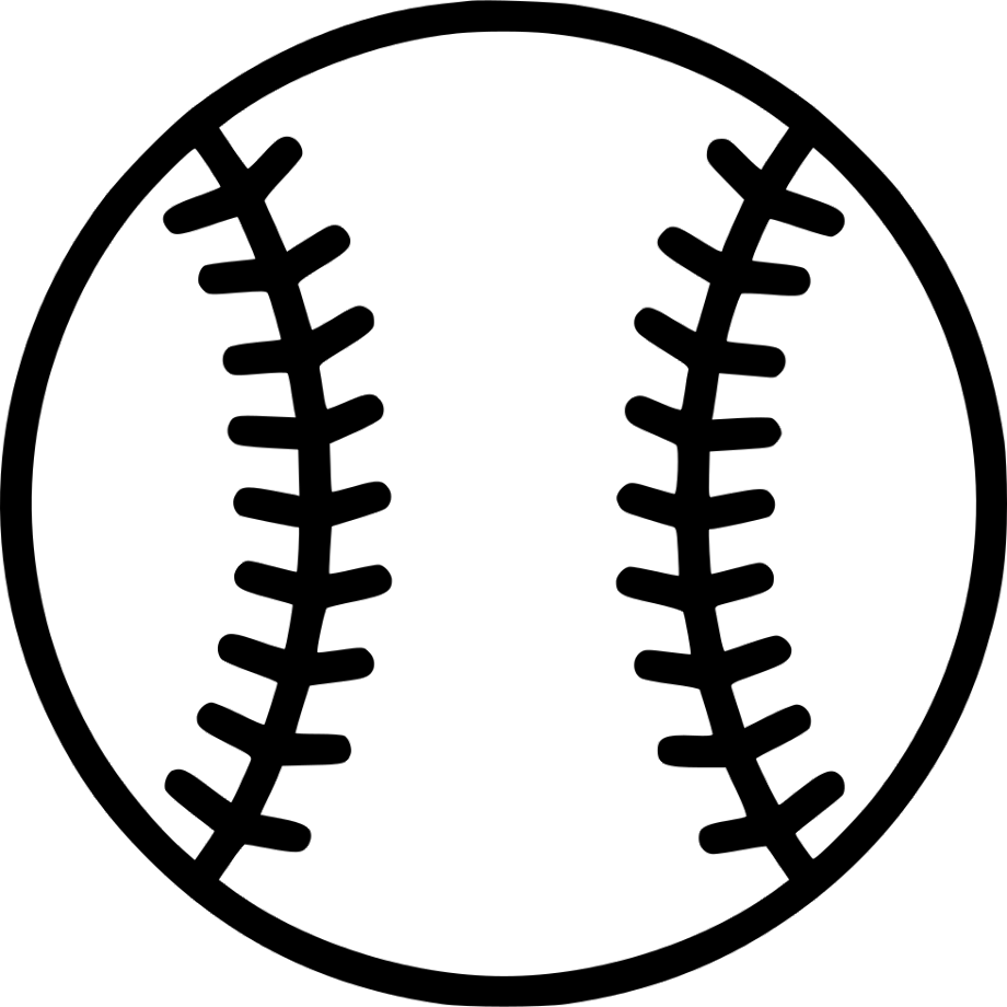 Download High Quality baseball clipart black and white svg Transparent